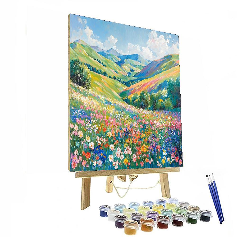 Paul Cézanne Inspired Whimsical Valley Views  Paint By Numbers Art