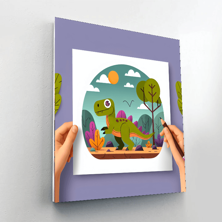 Dino Discovery Quest Paint By Numbers