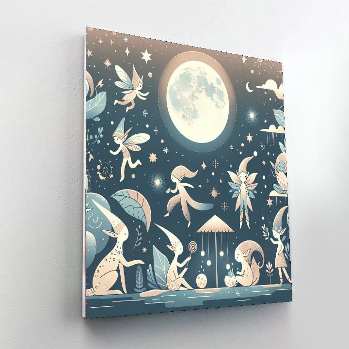 Mystic Moonlight Magic Painting By Numbers Kit