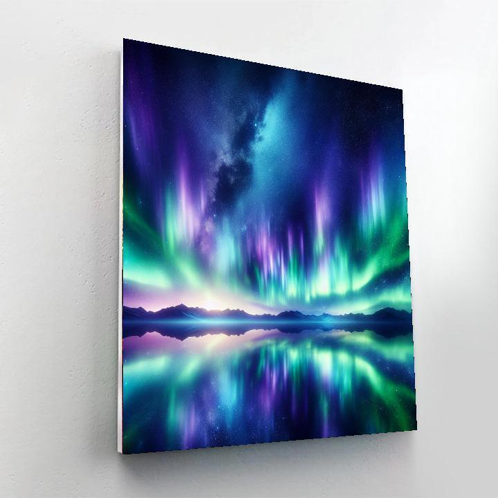 Celestial Aurora Skies Paint By Numbers Kits