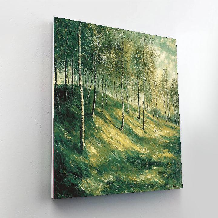 Edgar Degas Inspired Breeze Through The Trees  Paint By Color