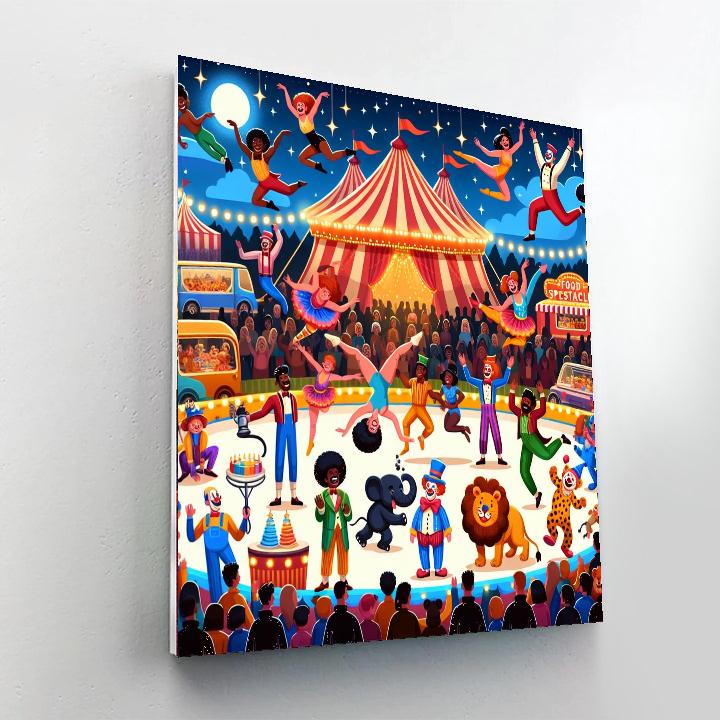 Enchanted Circus Extravaganza Painting Number Kit