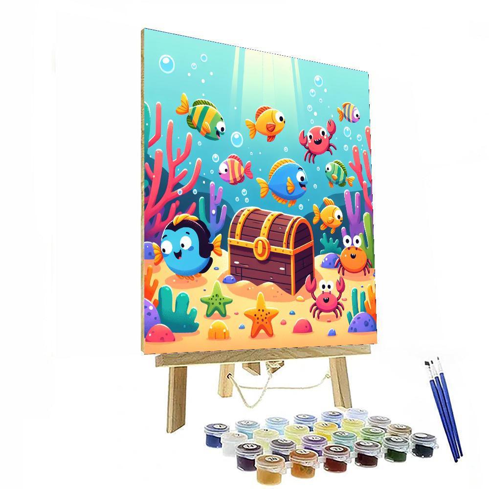 Undersea Treasure Painting By Numbers Kit