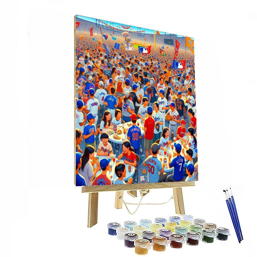 Tampa Bay Rays Fan Fest Paint By Color