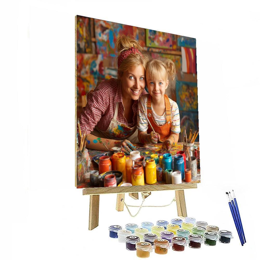 Mothers Who Create DIY Paint By Numbers