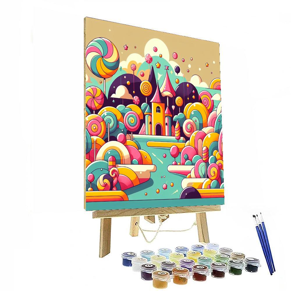 Celebration In Candy Land Paint By Color