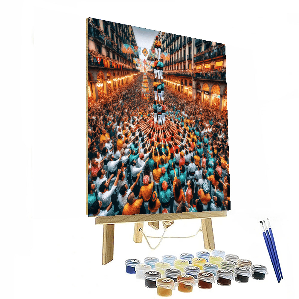 La Merce - Barcelona Painting By Numbers Kit