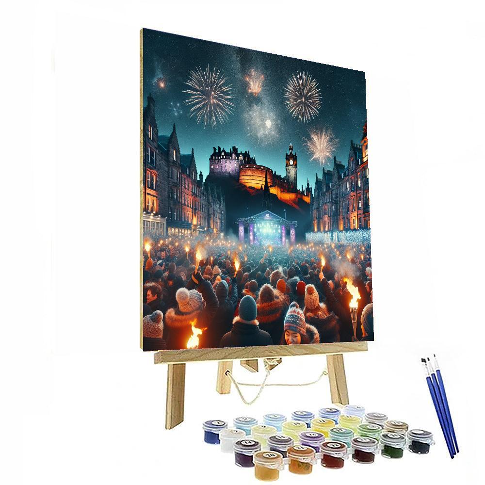 Edinburgh Hogmanay - Edinburgh Painting Number Kit