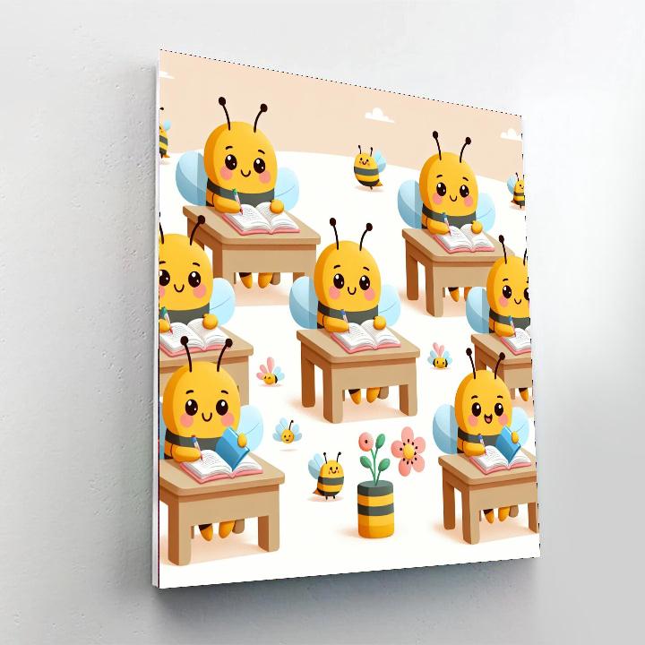 Busy Bee Book Club Paint By Numbers