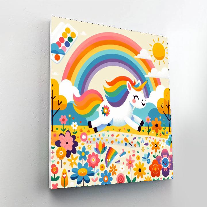 Unicorn Valley Paint By Numbers Art