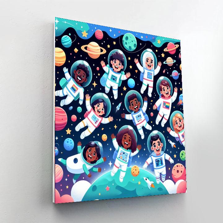 Exploring Space Numbered Painting Kits