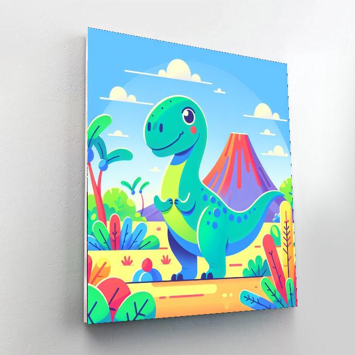 Dino Explorer Safari Numbered Painting Kits