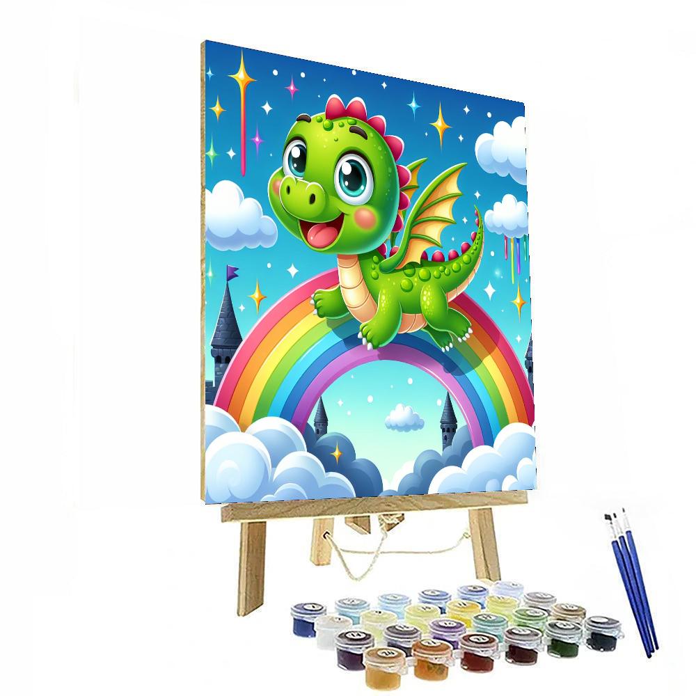 Whimsical Dragon Adventure Numbered Painting Kits
