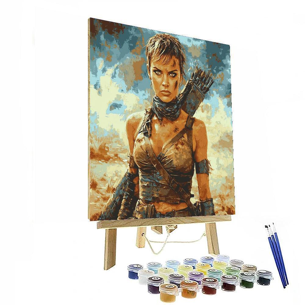 Charlize Theron: The Epitome Of Strength As Furiosa Numbered Painting Kits
