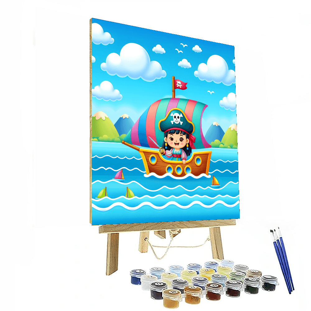 Sailing Pirate Adventure Paint By Numbers Kits