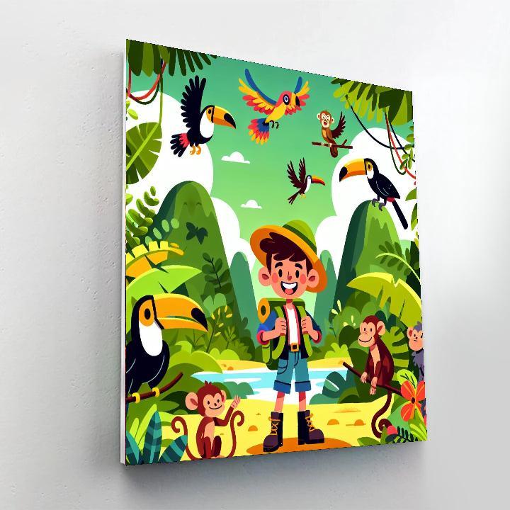Jungle Adventure Tales Paint By Numbers Kits
