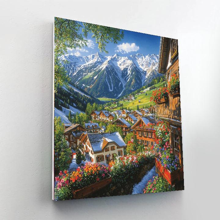 Kitzbühel - Austria Numbered Painting Kits