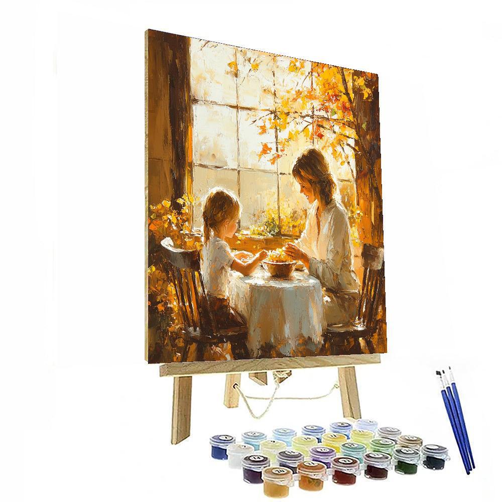 Mom’s Morning Ritual Paint By Color