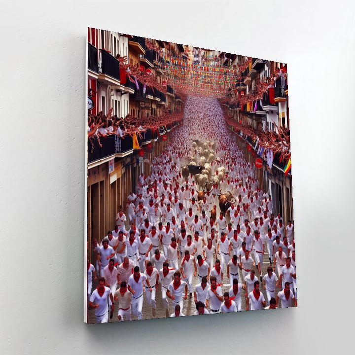 Fiesta De San Fermín Paint By Number