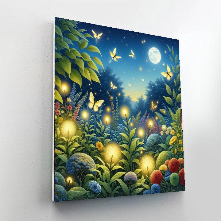 Glimmering Fireflies Paint By Numbers Kits