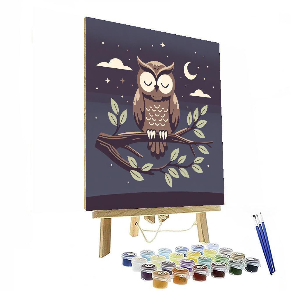Mystic Owls Numbered Painting Kits