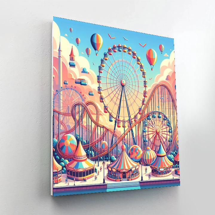 Magical Adventure Park Paint By Number