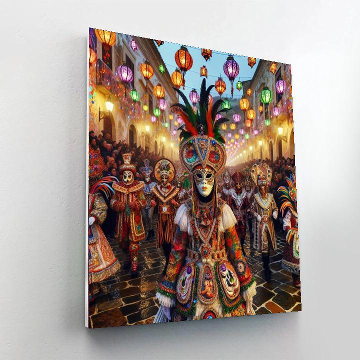 Fasnacht Carnival Paint By Number