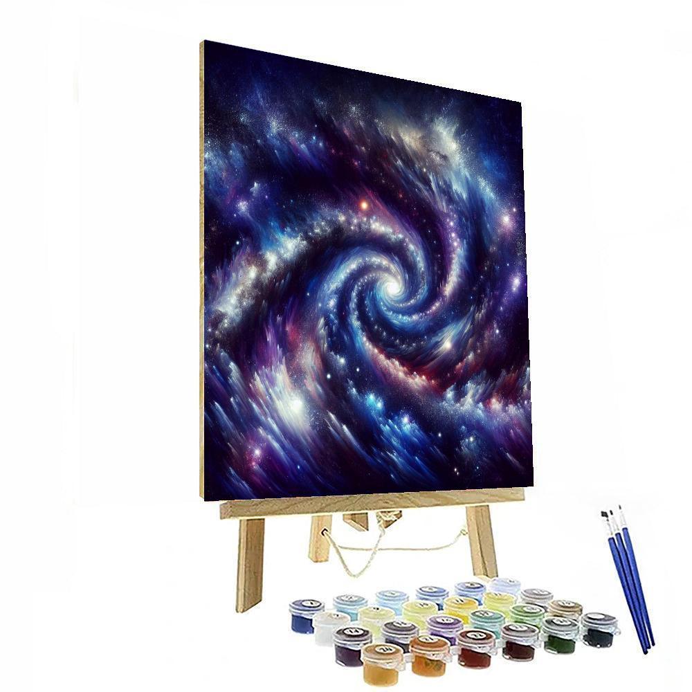 Cosmic Night Sky Painting By Numbers Kit