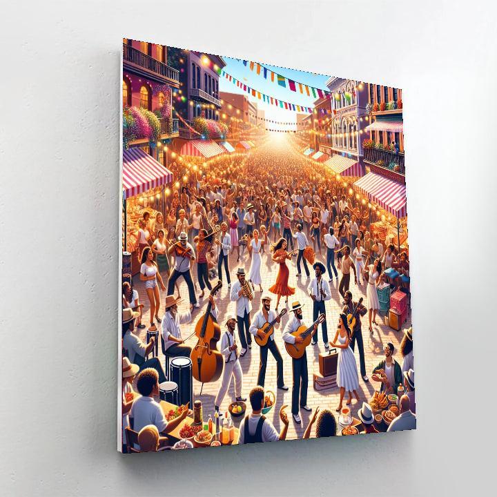 Fiesta De La Música Number Painting