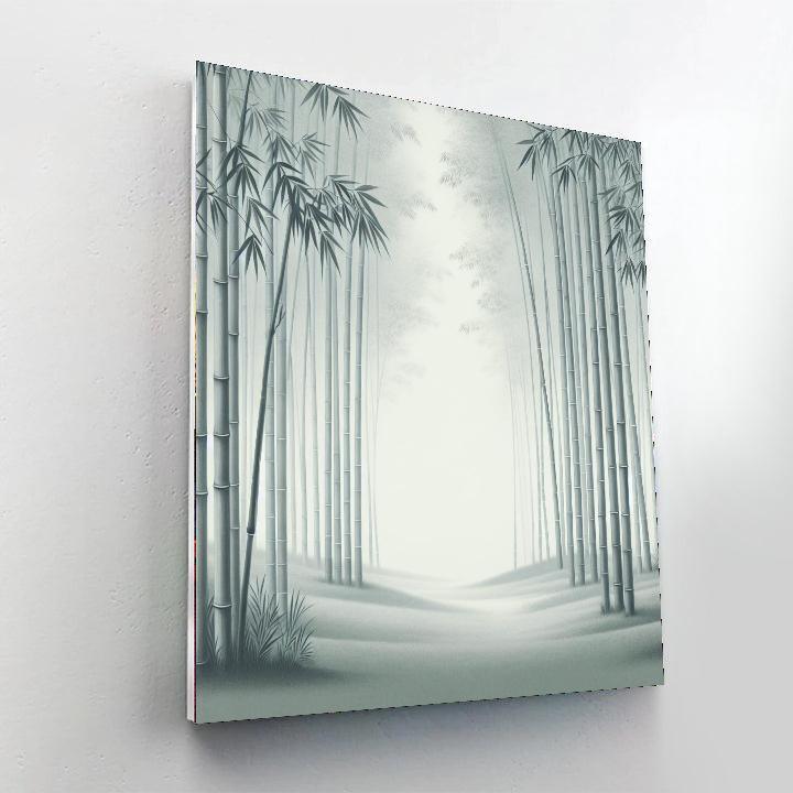 Meditative Bamboo Retreat Paint By Number