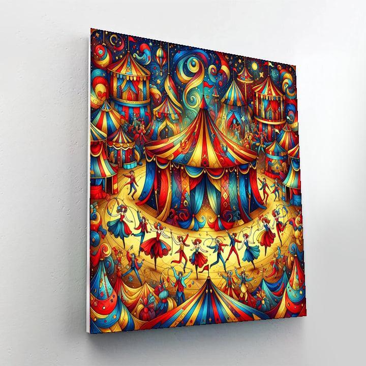 Delightful Circus Adventure DIY Paint By Numbers