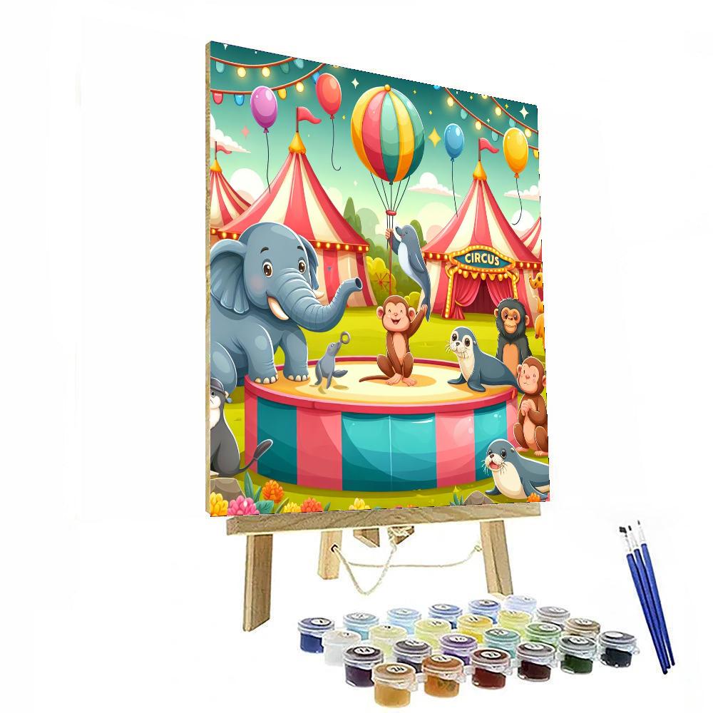 Circus Animal Carnival Paint By Number