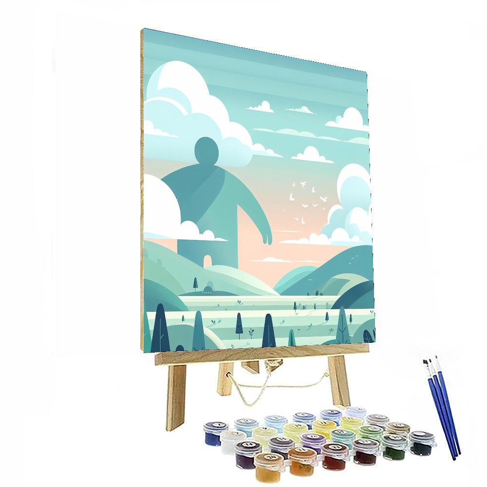 Gentle Giant's Vista Paint By Numbers Art