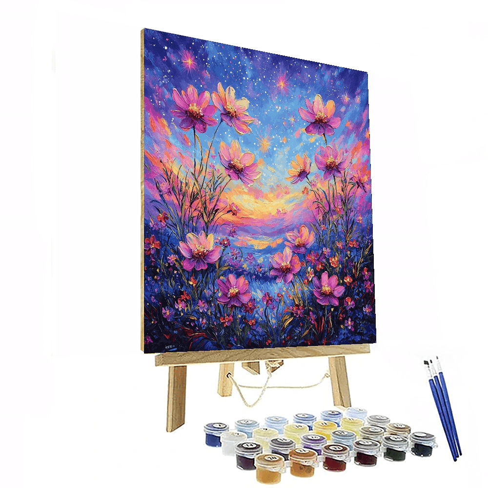 Kahlo Inspired Celestial Blossoms - DIY Painting By Numbers Kit