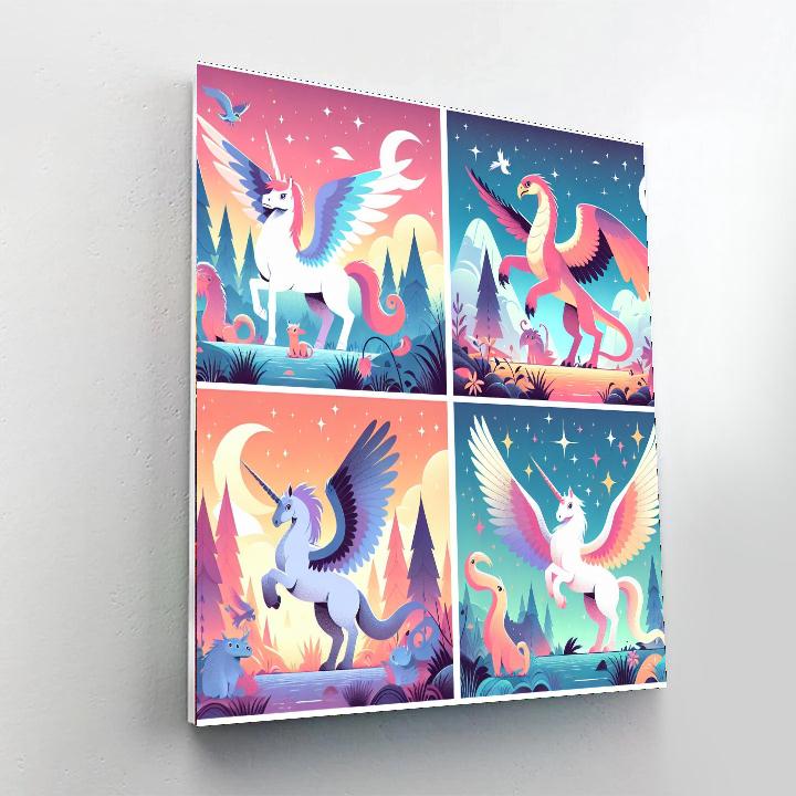 Fantastic Beasts Number Painting