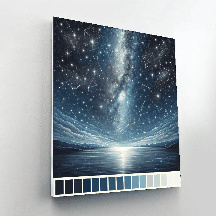 Under The Starry Night Sky Painting By Numbers Kit