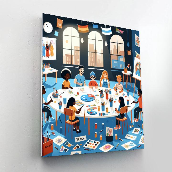 Creative Art Workshop Number Painting