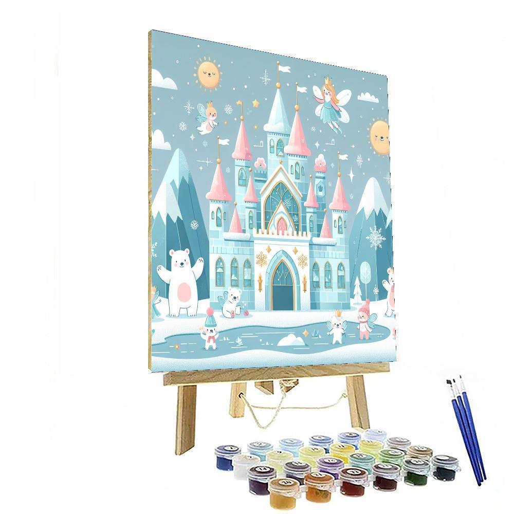 Frozen Ice Palace Paint By Color