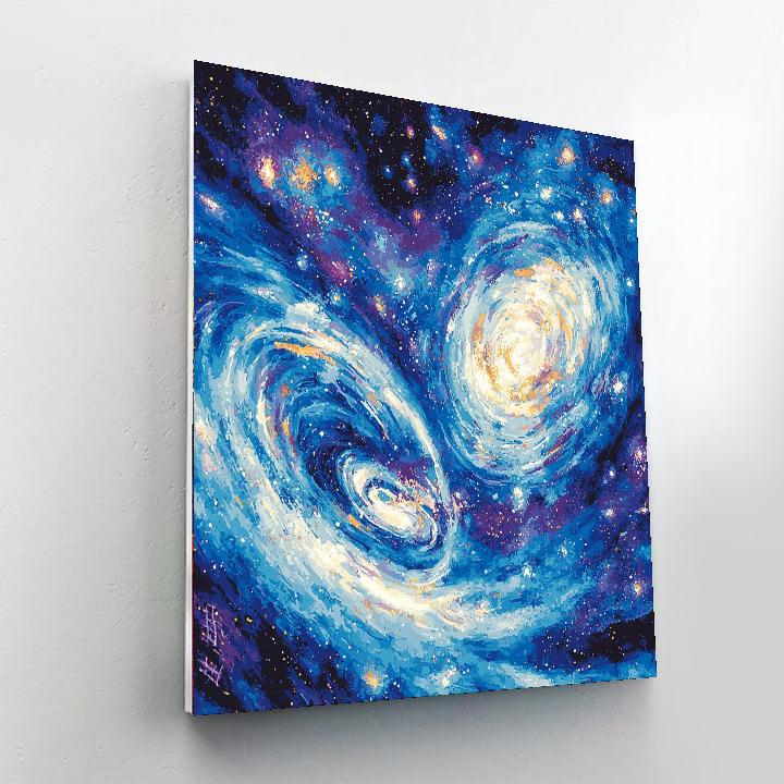 Jean-Michel Basquiat Inspired Celestial Musings  Paint By Numbers Kits