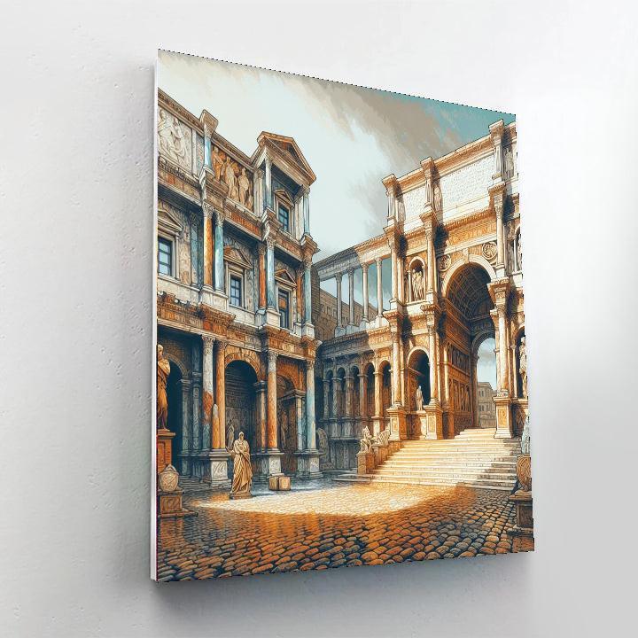 Ancient Roman Splendor Numbered Painting Kits