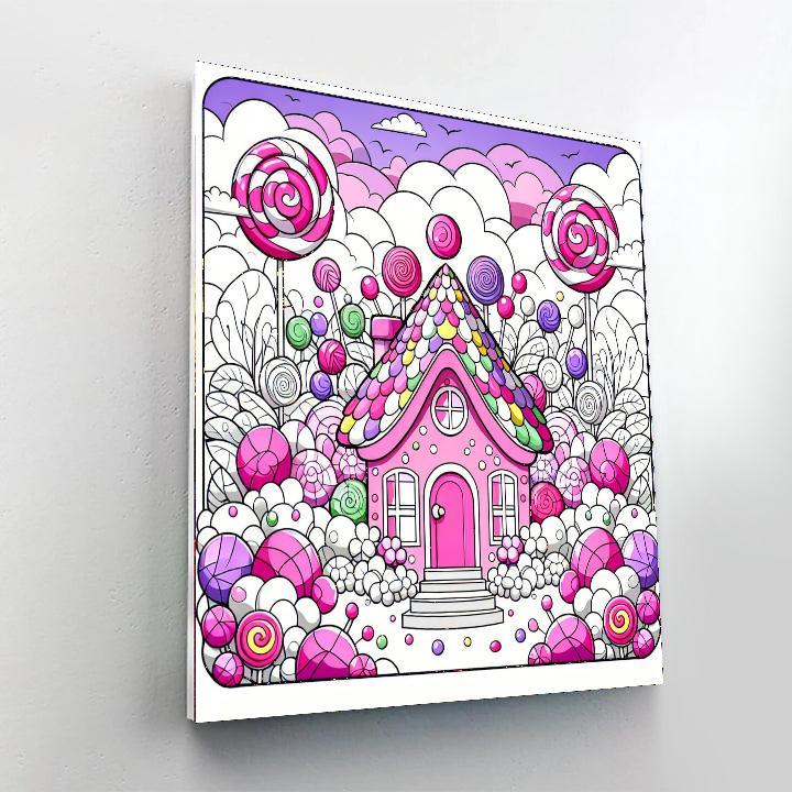 Joyful Candyland DIY Paint By Numbers
