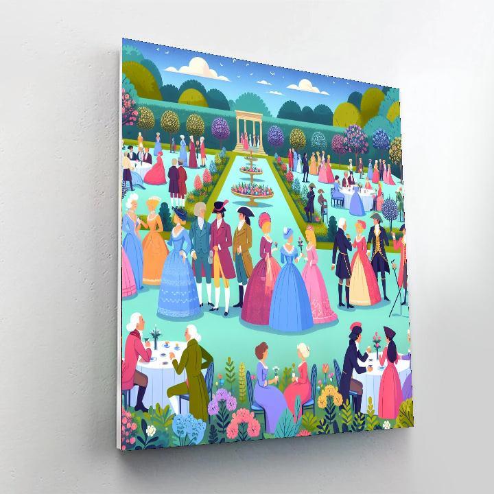 Royal Garden Celebration Paint By Numbers Art