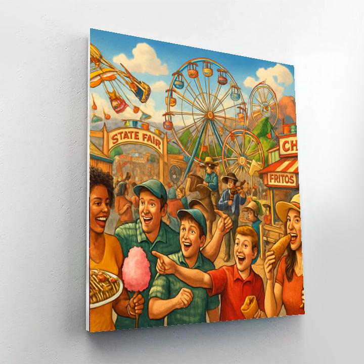 Albuquerque New Mexico State Fair Paint By Numbers Kits