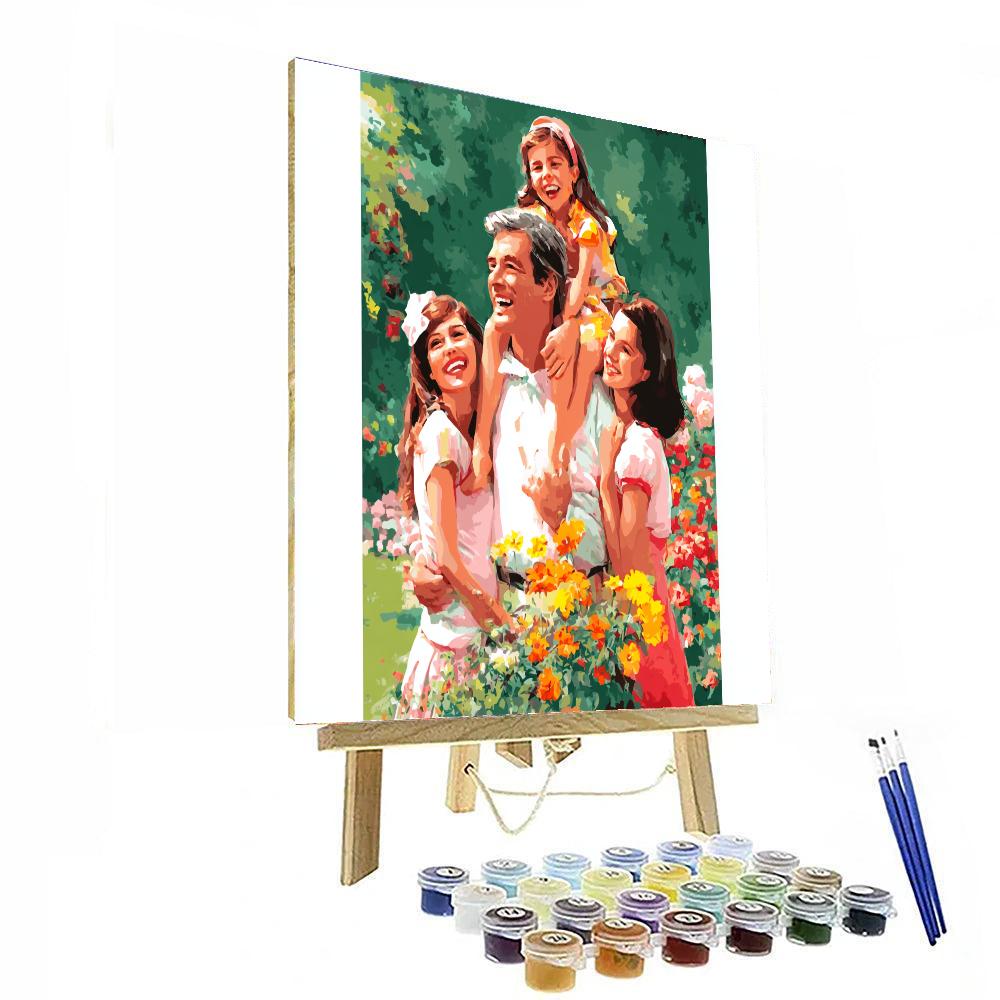 Shared Laughter In The Garden DIY Paint By Numbers