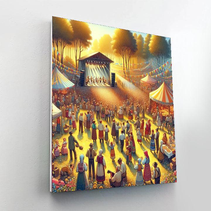 Folk Fest Paint By Number