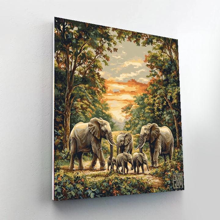 Robert Bateman Inspired Wildlife Encounters  Numbered Painting Kits