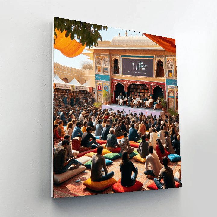 The Jaipur Literature Festival - India Paint By Numbers Kits