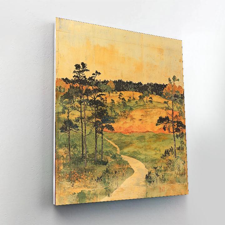 Utagawa Hiroshige Inspired Harmonious Season Shift  Paint By Number