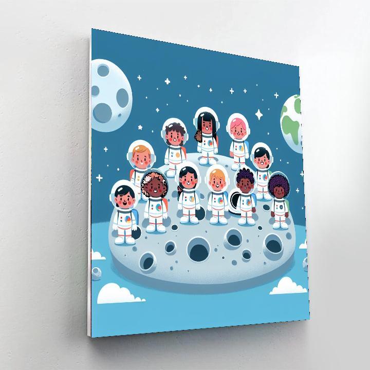 Lunar Discovery Journey Painting By Numbers Kit