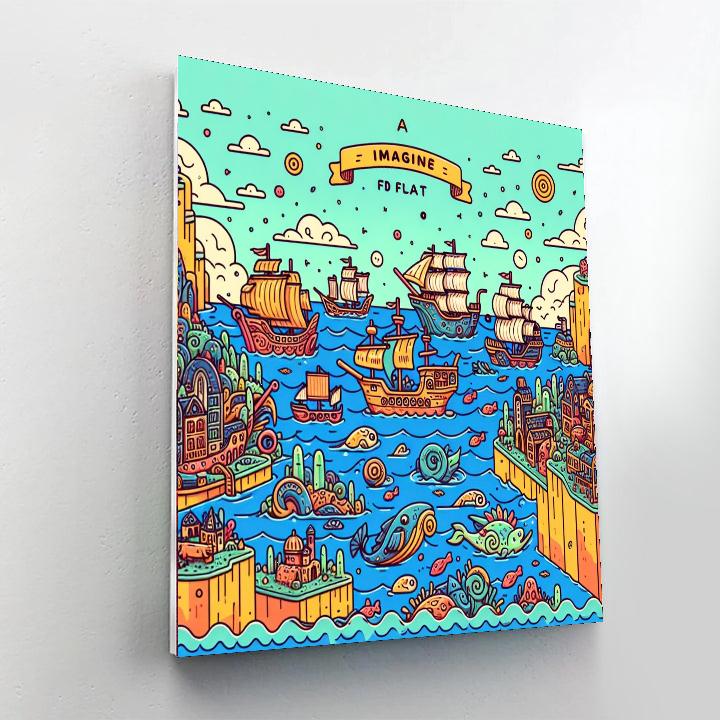 Fantasy World Cruise Paint By Number